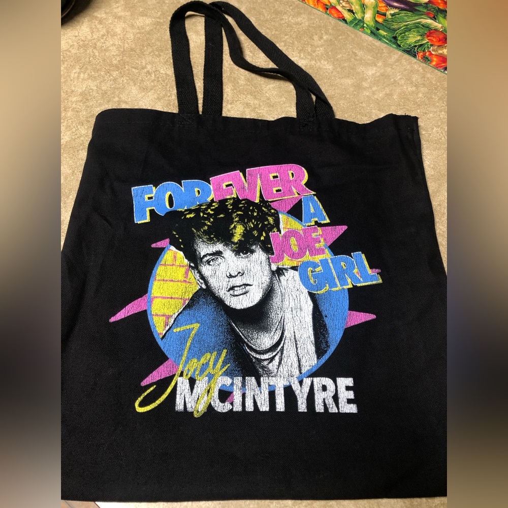 Joey McIntyre (NKOTB) tote bag